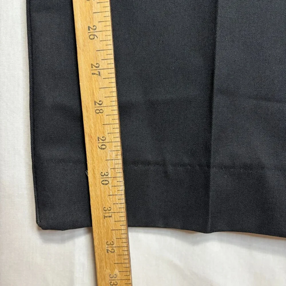 Dickies Occupational Wear Work‎ Pants Mens 40x32 Black Flat Front NWT